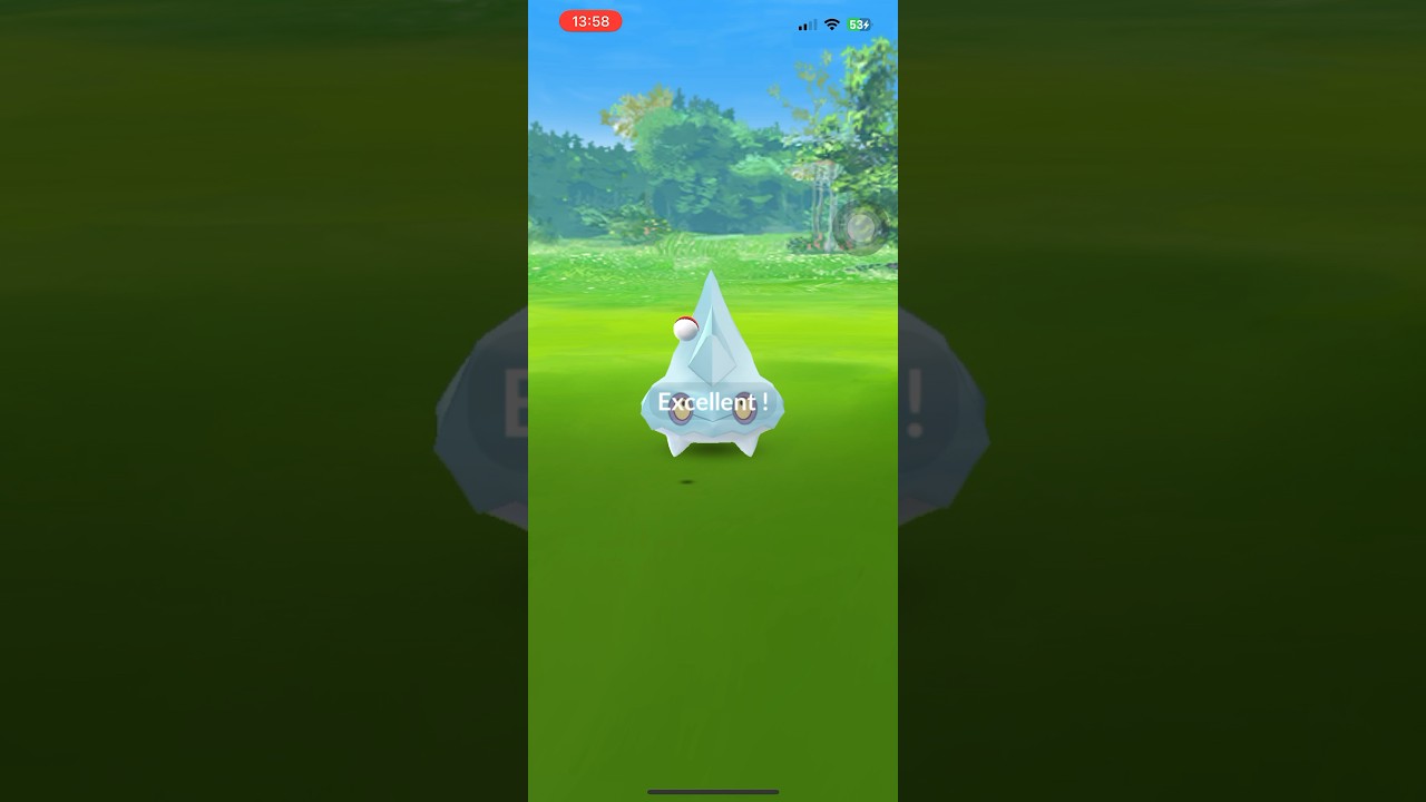 カチコール エクセレントスロー #shorts #ポケモンgo