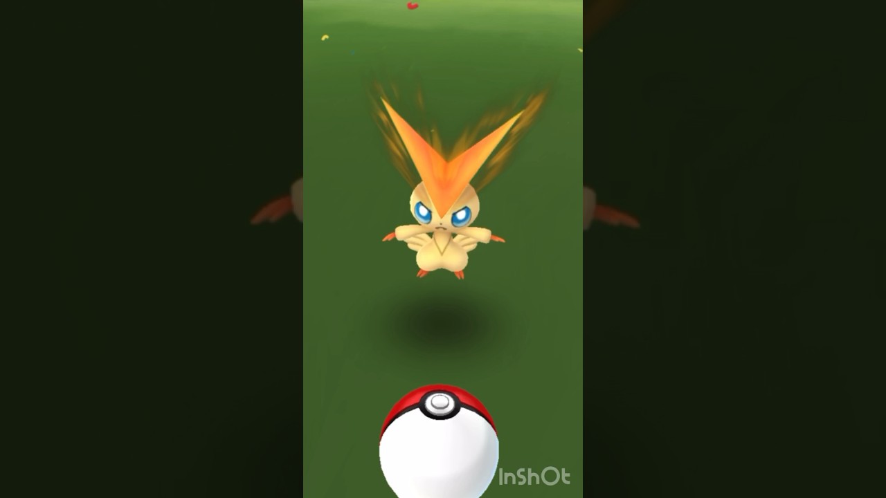 【 ポケモンgo 】突然 ビクティニ ！いきなりゲット画面に！記念撮影！【 うさぴよの巣 】#victini #ビクティニ #pokémongo #ポケモンgo