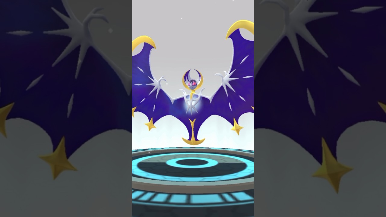 【 ポケモンgo 】 コスモウム →  ルナアーラ 夜進化！！外見どっちも好きで悩むなあ…【 うさぴよの巣 】#pokémongo #ポケモンgo #cosmoem #lunala