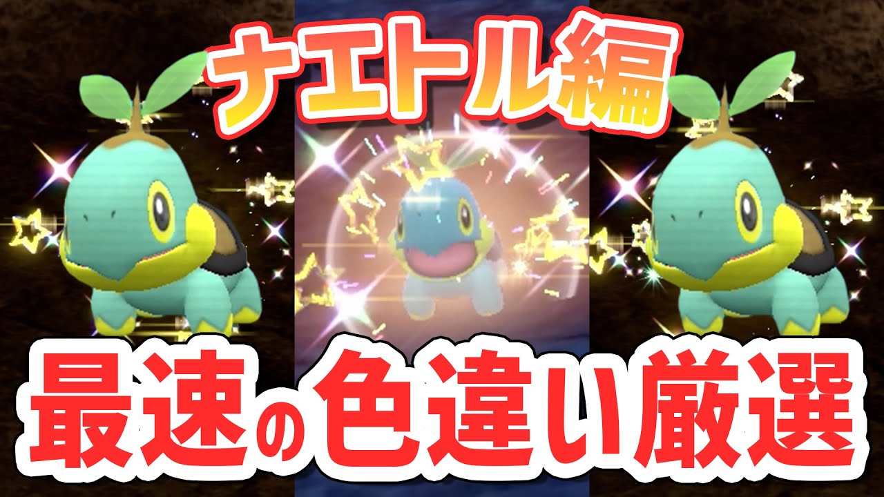 【最速】一番簡単に色違いのナエトルを厳選する方法！【 ポケモンsv ドダイトス 】