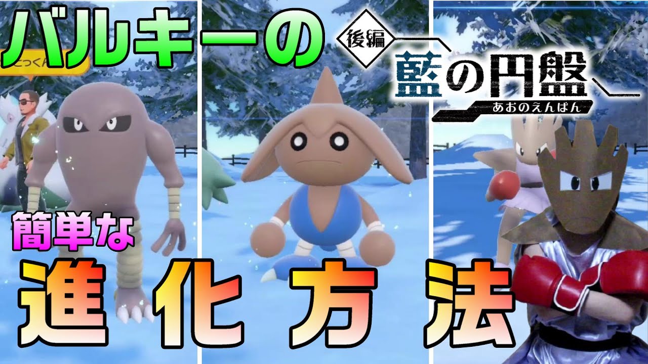 これを見れば誰でも簡単にエビワラー サワムラー カポエラーに進化させられる！バルキー進化講座【藍の円盤】