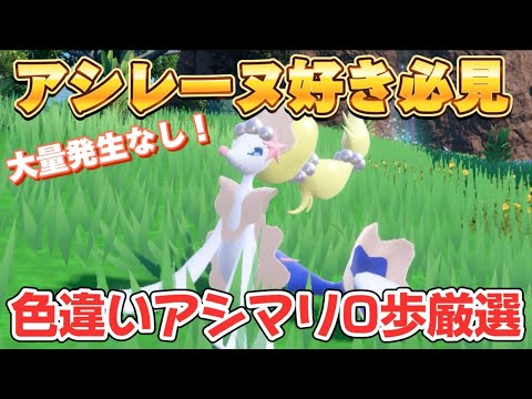 【ポケモンSV】色違いアシマリ厳選場所を見つけた！！