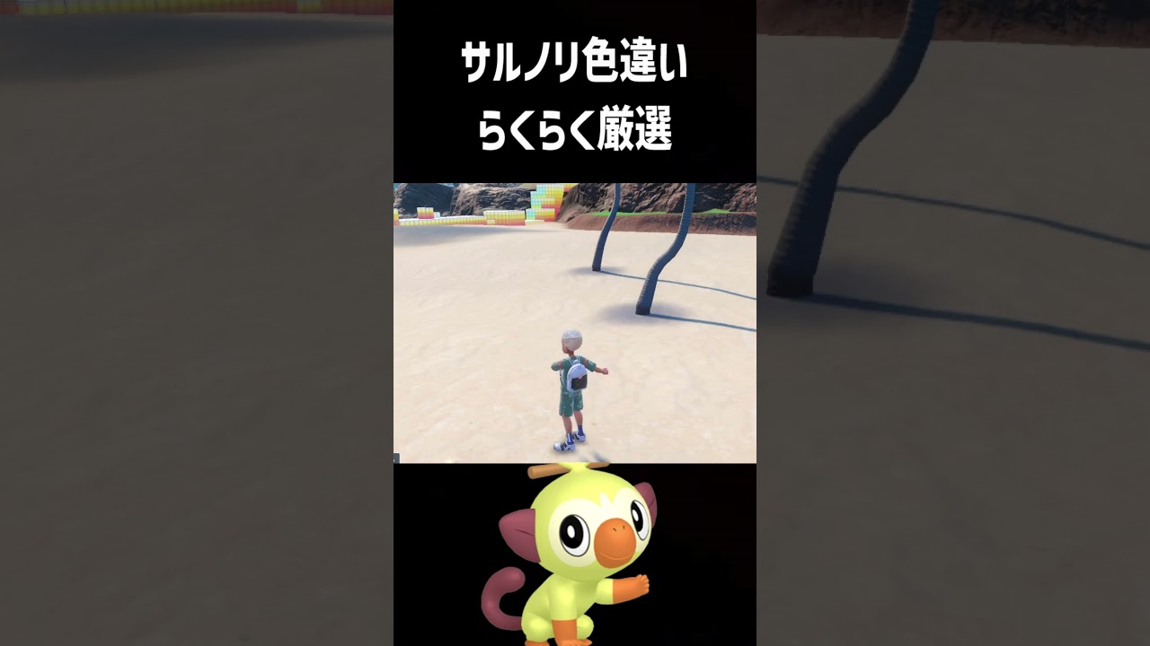 サルノリ色違い厳選　#shorts #ポケモン #ポケモンsv