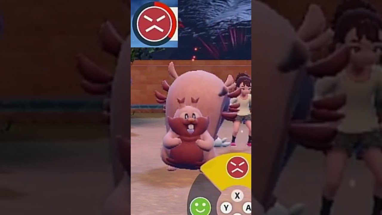 【ヨクバリス】ポケモンエクササイズ【パルデア図鑑No.30】#Shorts