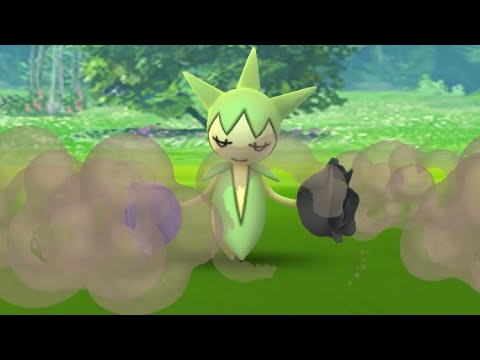 【ポケモンGO】ロゼリア色違いゲットした瞬間！ #shorts