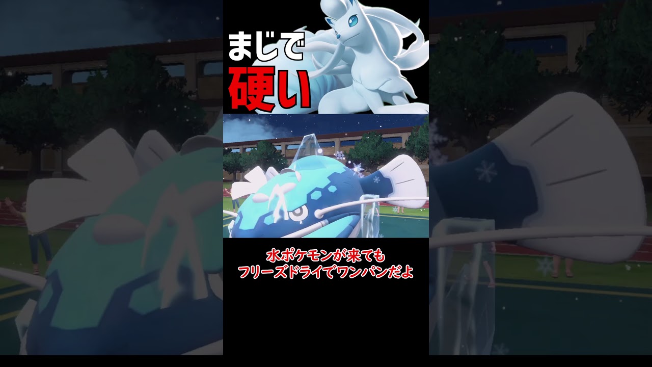 マジで硬くなった アローラキュウコン