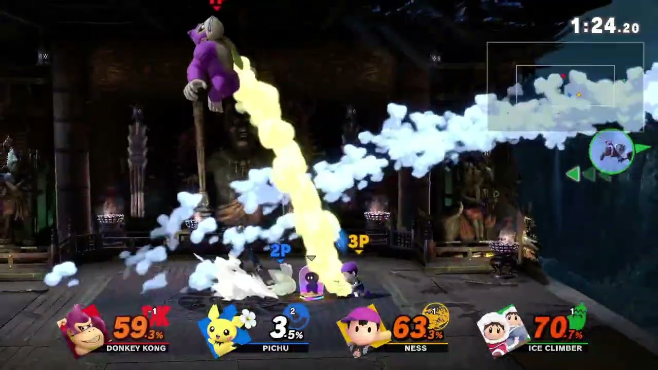 スマブラSP リプレイ タイム制 7688 [23年12年分]【ピチュー 快勝 2P自分】