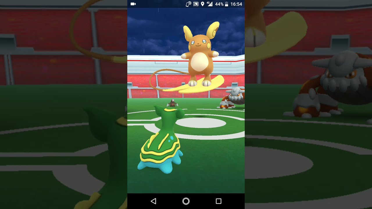 ポケモンGO「4人参加RAID BATTLE！ライチュウ（アローラのすがた）をGETするまで」
