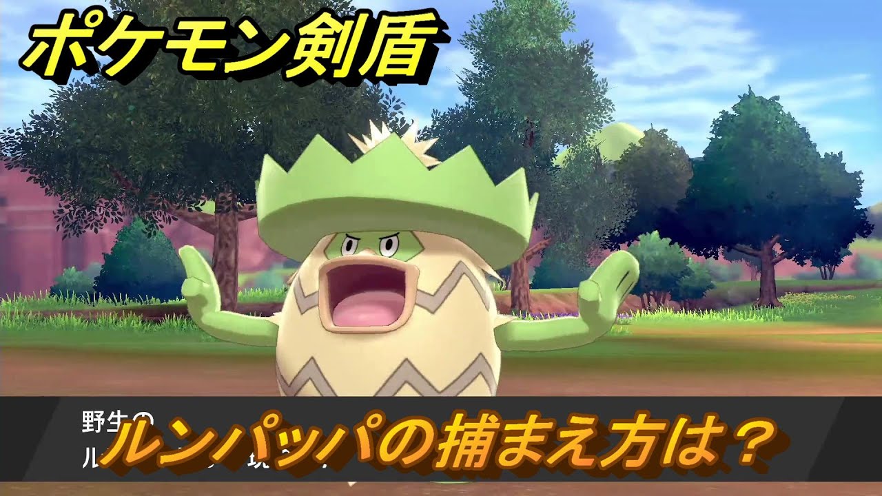 ポケモン剣盾　ルンパッパの出現場所は？オススメの場所は？天気は？ポケモン図鑑コンプへの道！　最新版【ポケモンソード・シールド】