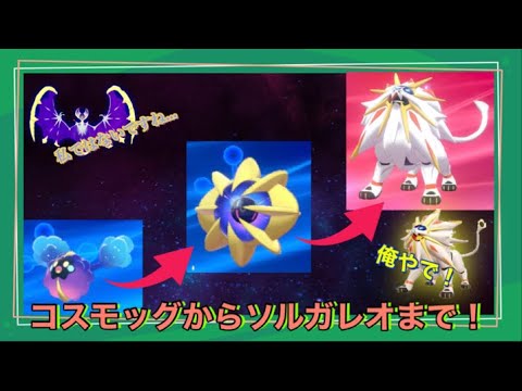 コスモッグがソルガレオへ一気に進化！