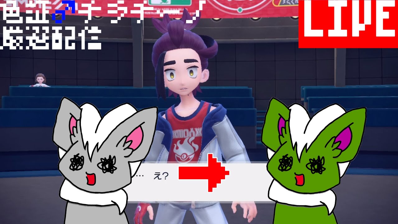 色証♂チラチーノを探し出す配信#ポケモンSV　#色違い　#色証