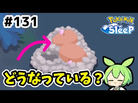 【睡眠リサーチ】＃131『見えそうで見えない？ディグダ、ダグトリオの地中部分』【ポケモンスリープ/pokemon sleep】【無課金ゆっくり実況ずんだもん】