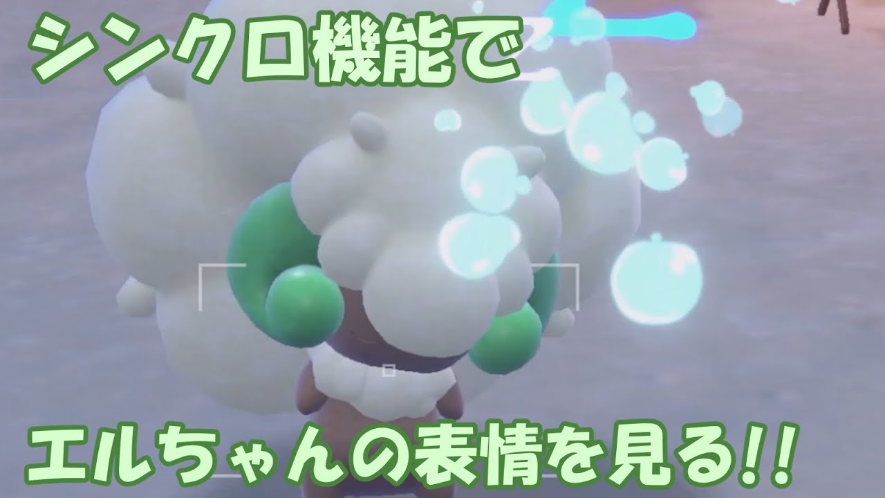 シンクロマシンで見る!!エルフーンとクルマユの表情集【ポケモンSV】
