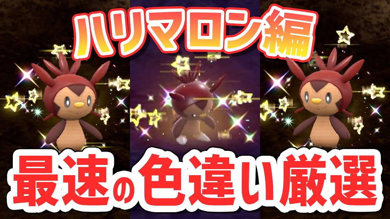 【最速】一番簡単に色違いのハリマロンを厳選する方法！【 ポケモンsv ブリガロン 】