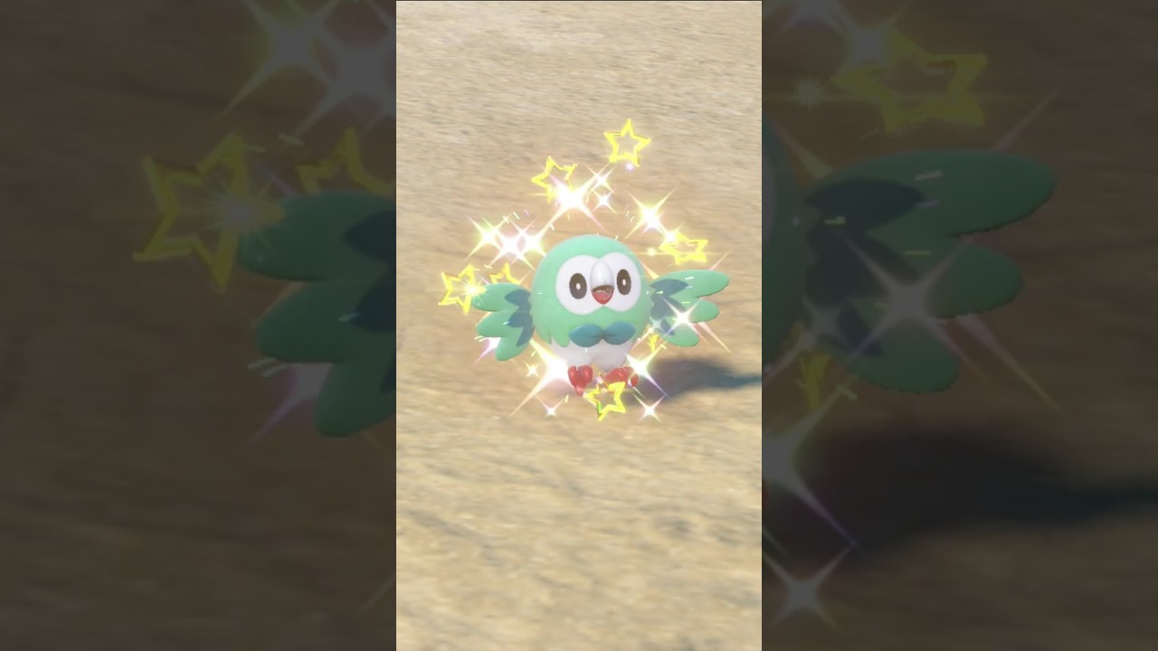 色違いモクロー GET！ #ふいしんく #ポケモンsv #藍の円盤