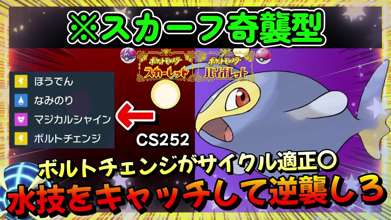 追加DLC【番外編】おめでとう。水ウーラオス読みのCSランターン！あなたは"ちょすい" or "ちくでん"　どっち派？【ポケモンSV】【ゼロの秘宝 藍の円盤】