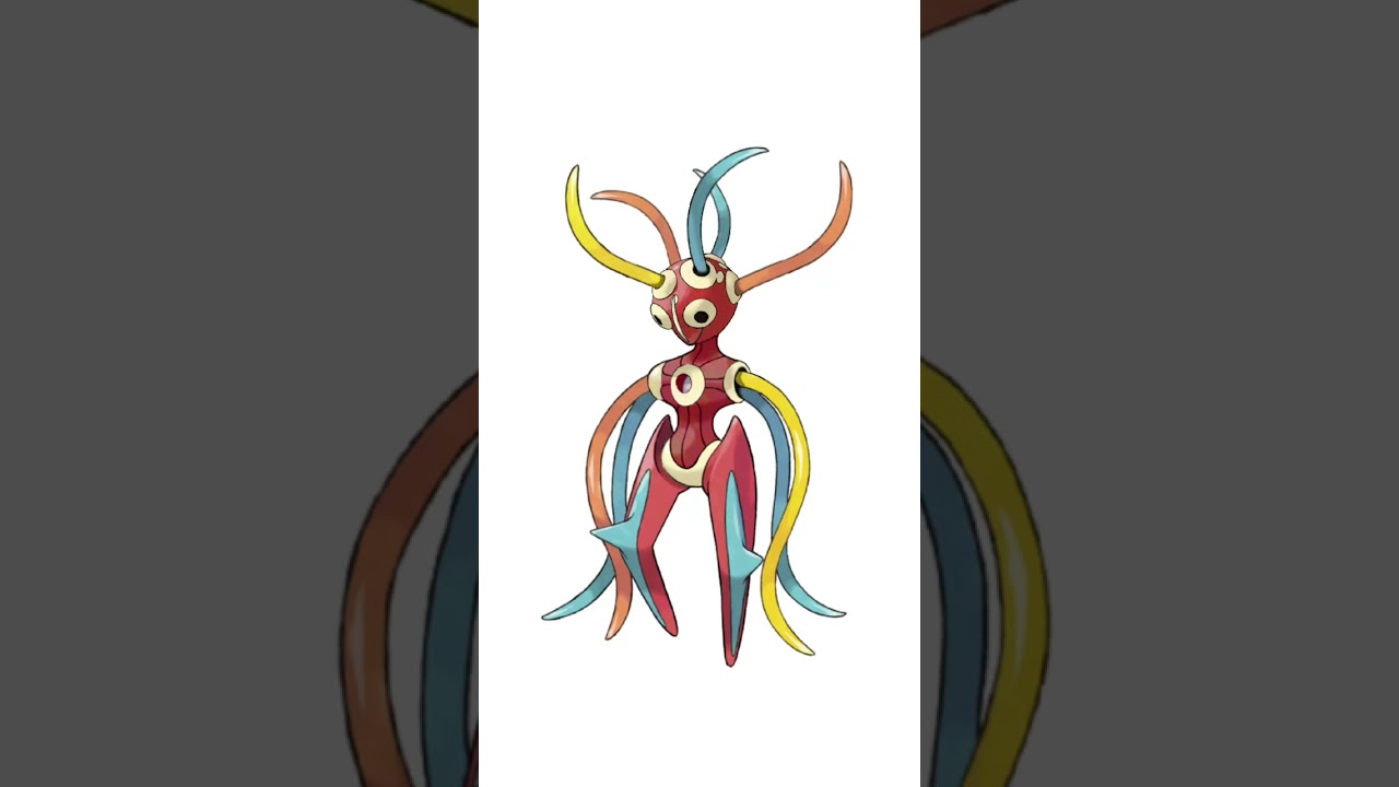 合成ポケモン。デオキシス＋ツボツボ　#ポケモンフュージョン #pokemon #改造ポケモン  #伝説のポケモン #最強ポケモン