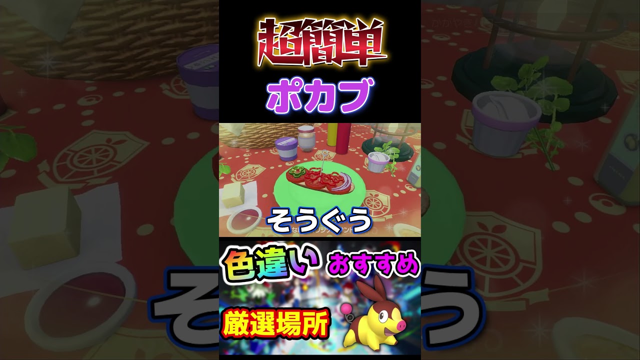 色違いポカブ厳選場所はここここっここっここー！！！！！　#shorts #ポケモンsv