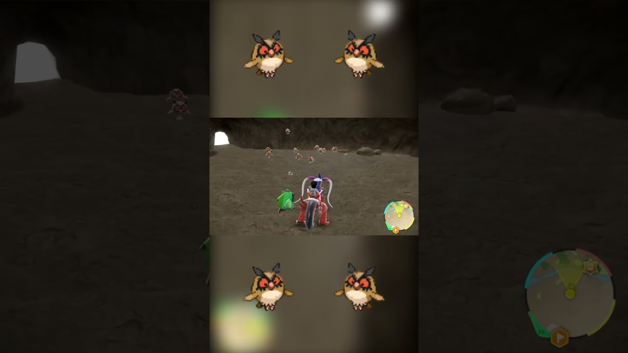 鬼ヶ山の洞窟に詰め込まれた大量のホーホーに絶句 #shorts　#ポケモンsv　#碧の仮面