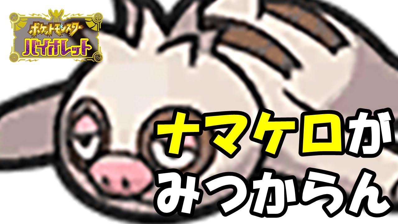 【ポケモンSV】 ナマケロ発見するまで終われない配信