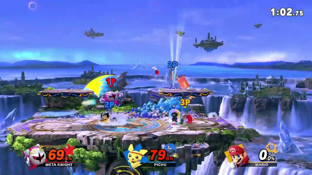 スマブラSP リプレイ タイム制 7725 [23年12年分]【ピチュー ※リンチの疑い 2P自分】