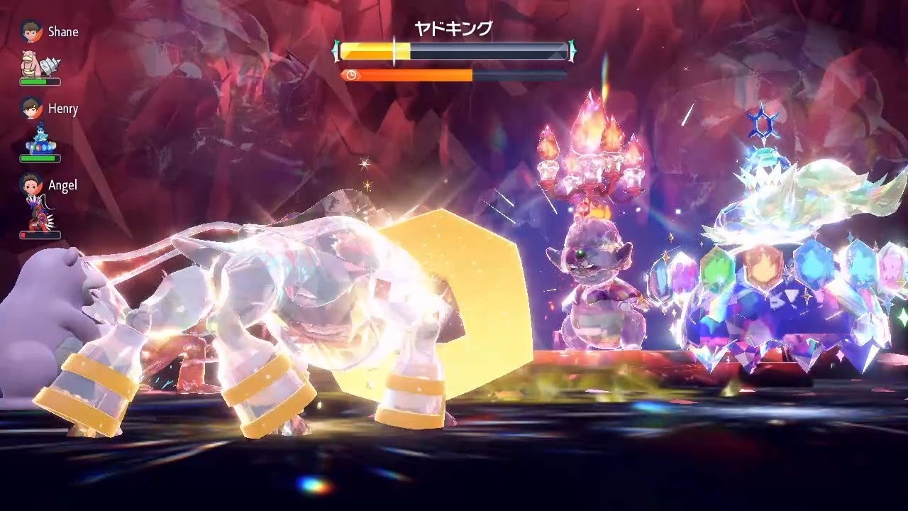 ポケモンSV／星6ガラルヤドキングレイド対策①　テツノイワオ（パワフルエッジ、剣の舞、エレキフィールド、挑発、エナジーブースト）
