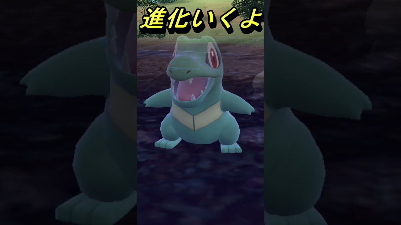 【ポケモンSV】色違い御三家！ワニノコ【オーダイル】