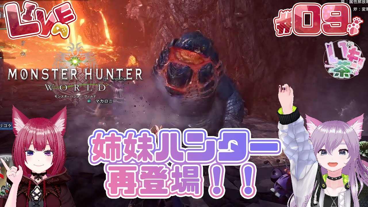 【姉妹でハンター再び！】妹初めてのドドガマルと戦いたい！！#09【モンスターハンター：ワールド】