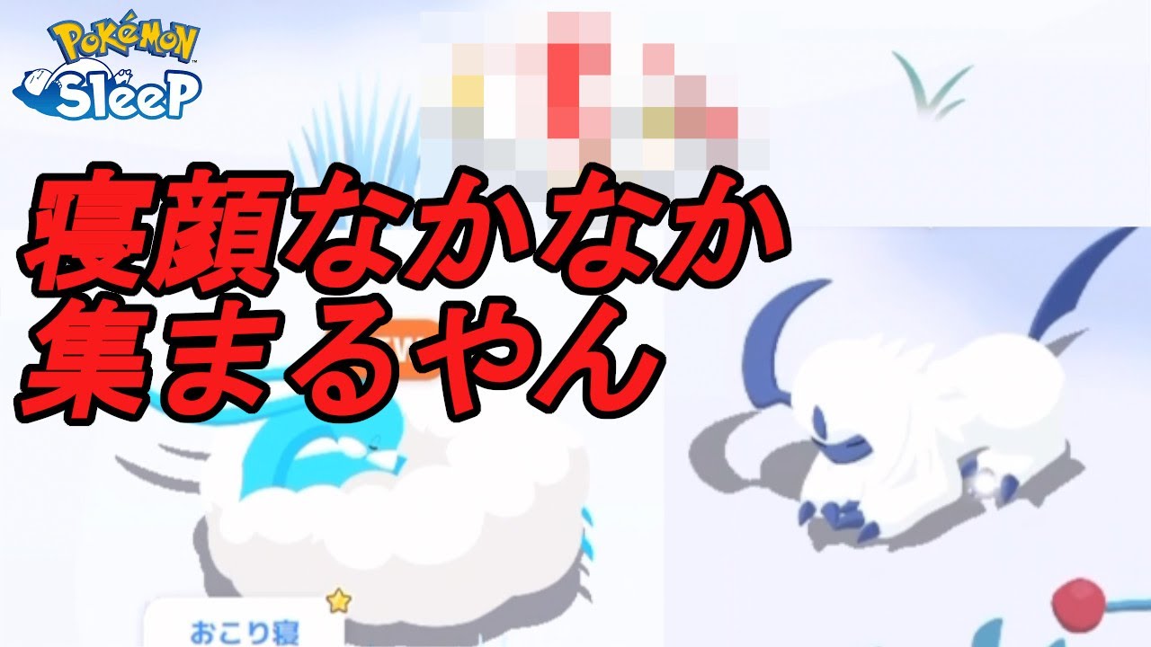 寝顔集めに来た甲斐があるなー【ポケモンスリープ】