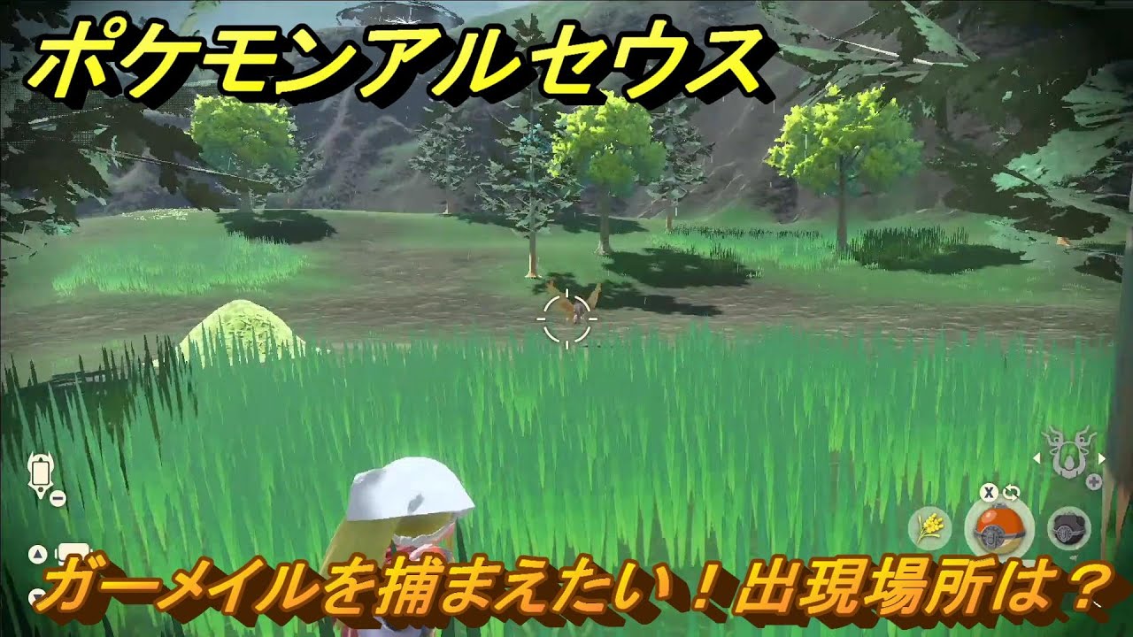 ポケモンアルセウス　ガーメイルを捕まえたい！出現場所は？　＃８４　【Pokémon LEGENDS アルセウス】