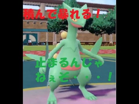 特性「かるわざ」を安定しつつ暴れ倒すジュカインがエグかった！
