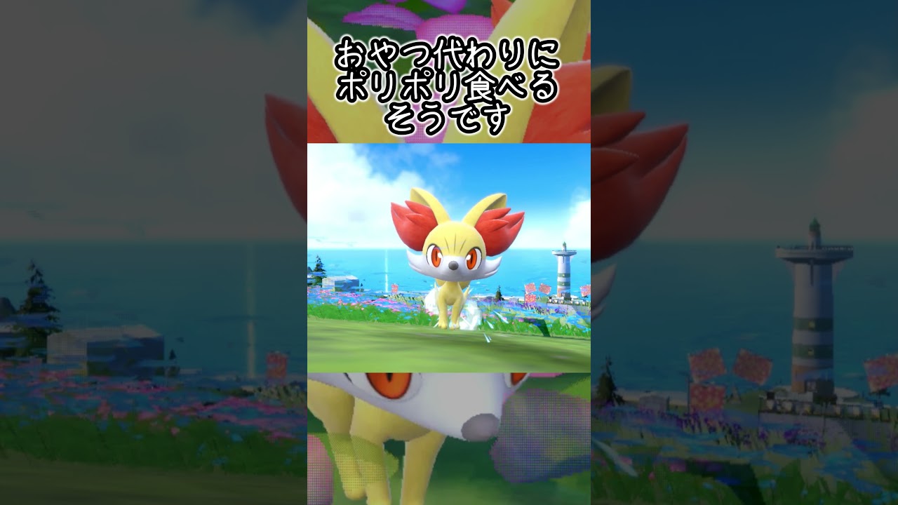 【疲れた人向け】フォッコ6匹とピクニック【ポケモンSV】#Shorts