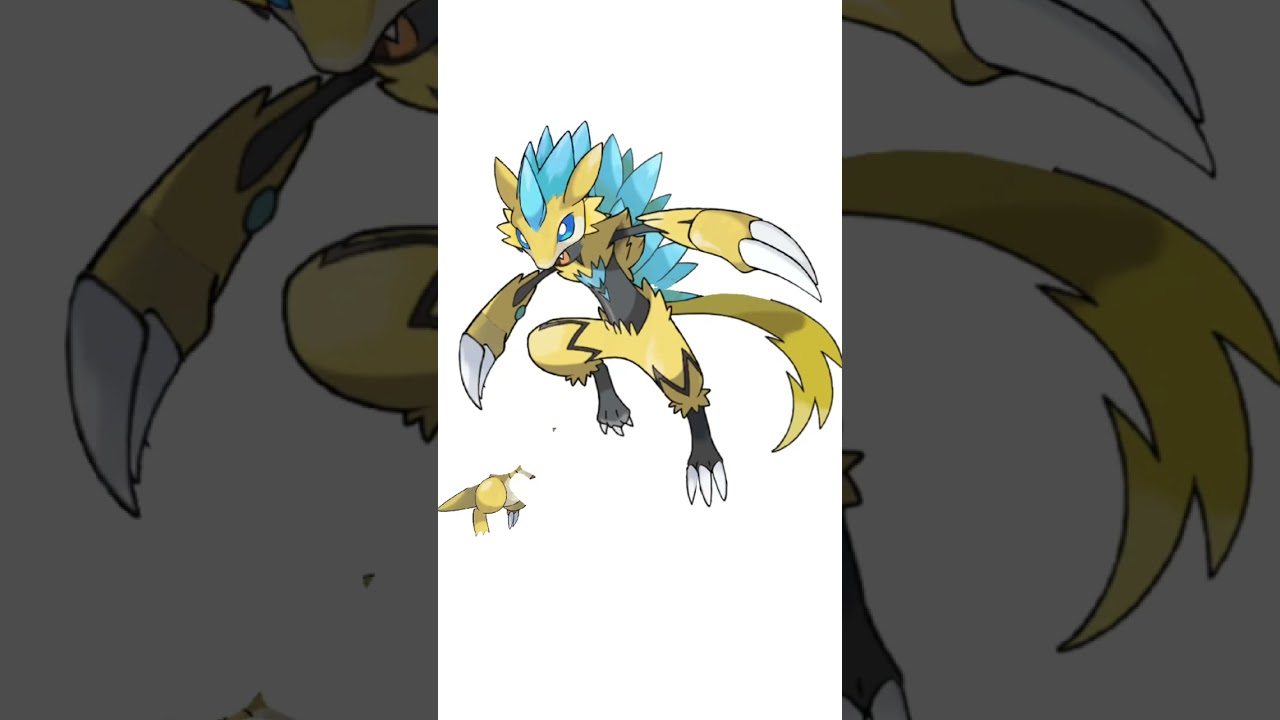 ゼラオラ＋サンドパン合成。スリム蓄電サンドパン　#ポケモンフュージョン #pokemon #改造ポケモン  #伝説のポケモン #最強ポケモン