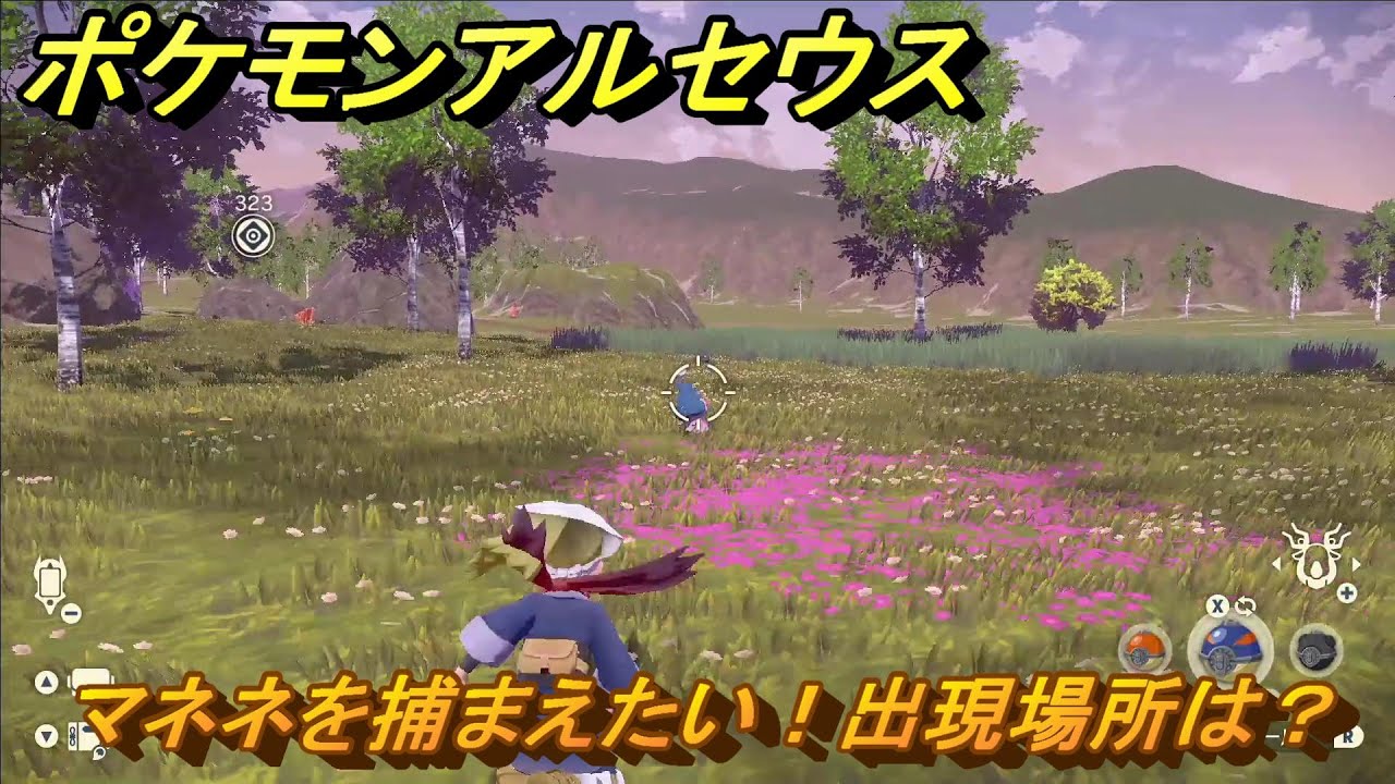 ポケモンアルセウス　マネネを捕まえたい！出現場所は？　＃１１７　【Pokémon LEGENDS アルセウス】