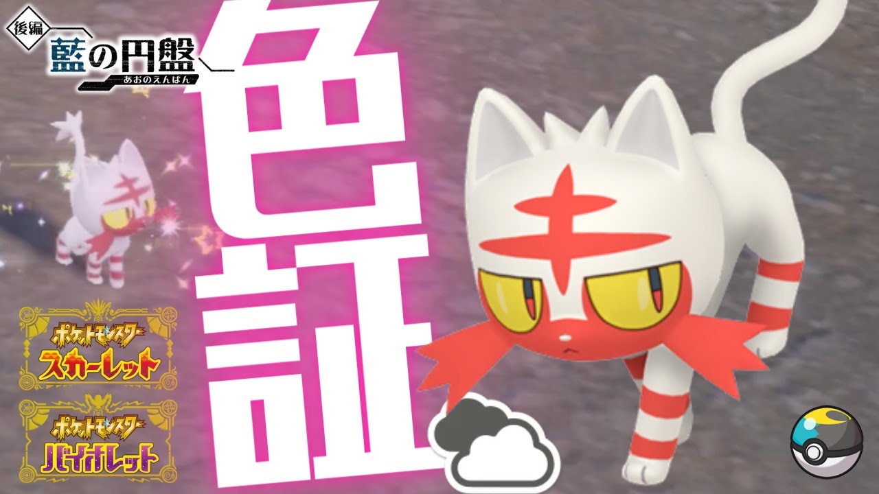 【入手法解説付き】色違い証持ちのニャビーでました！【ポケモンSV】