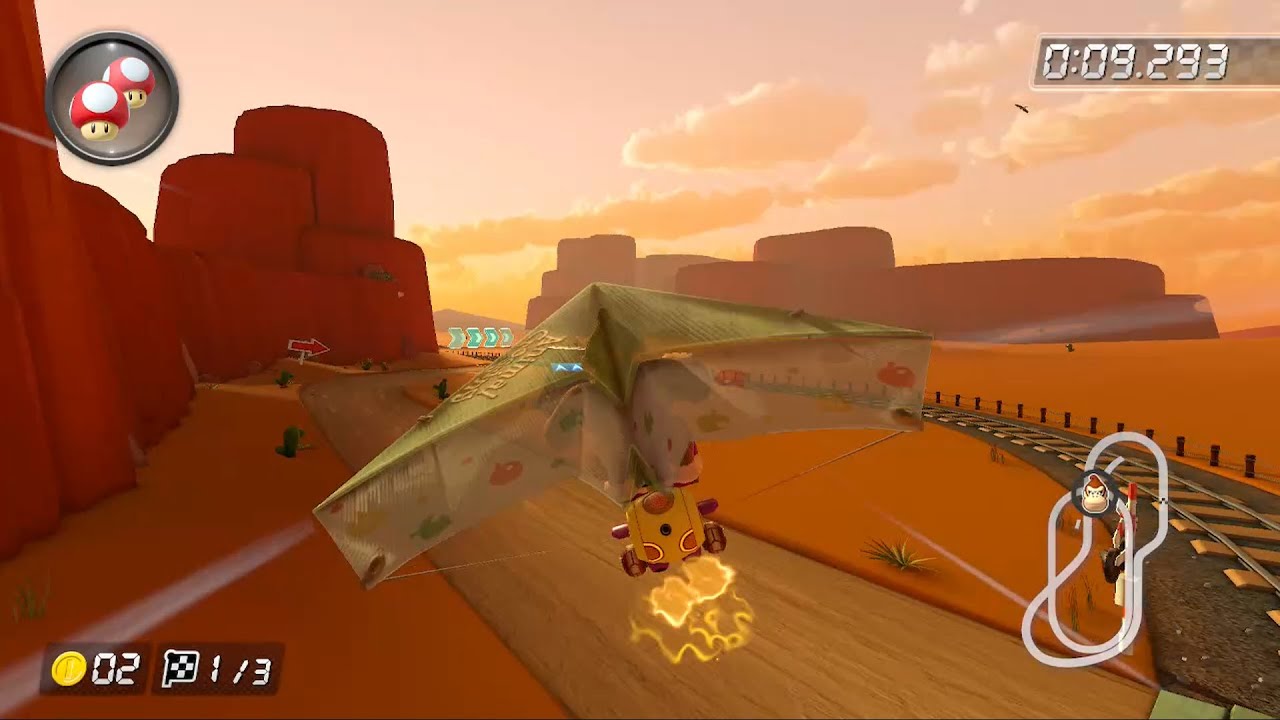 【UMT走法】N64カラカラさばくキノ1UMTで２連SC行ける【マリオカート８DX】