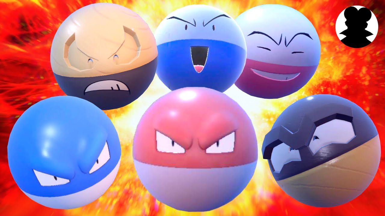 【ポケモンSV】ビリリダマ・マルマイン＆ヒスイのすがたのだいばくはつ！！大爆発！！