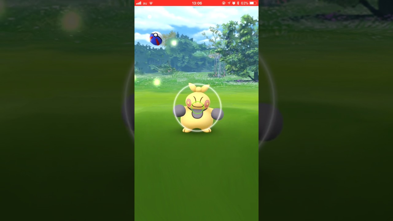 【Pokémon GO Excellent Throw】296 マクノシタ (Makuhita)