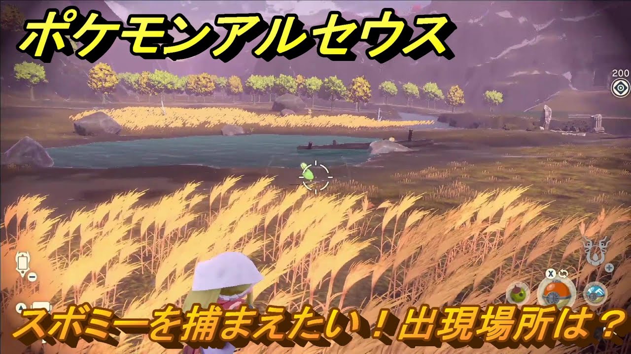 ポケモンアルセウス　スボミーを捕まえたい！出現場所は？　＃５４　【Pokémon LEGENDS アルセウス】