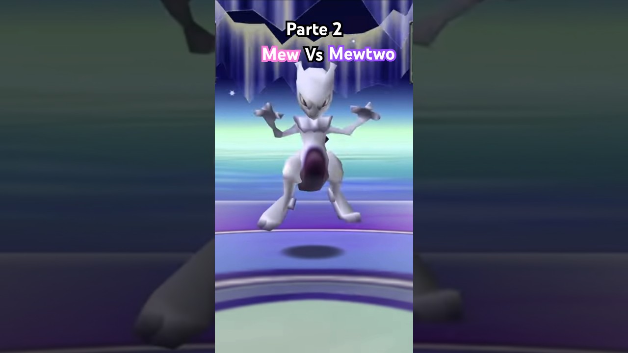 Mew vs Mewtwo Parte 2 #pokemon #viral #pokemonstadium #nintendo #mewtwo #mew