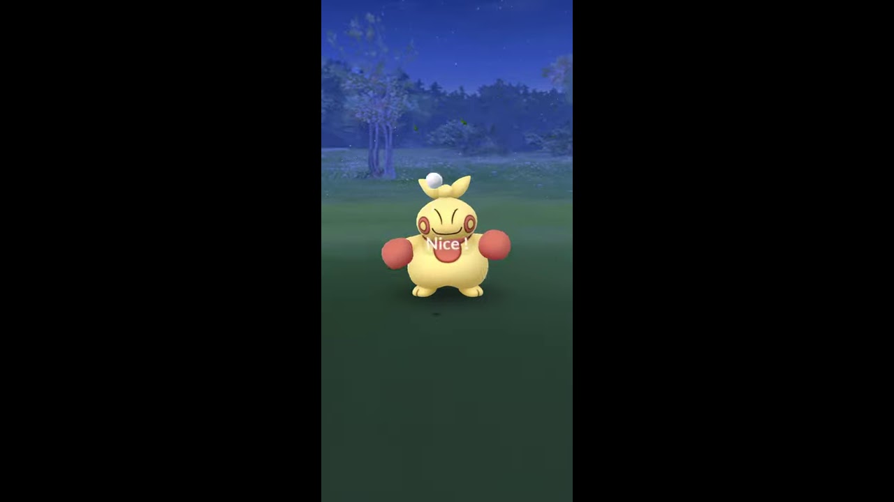 【Pokémon GO】色違い マクノシタ GET✨ 自身3匹目