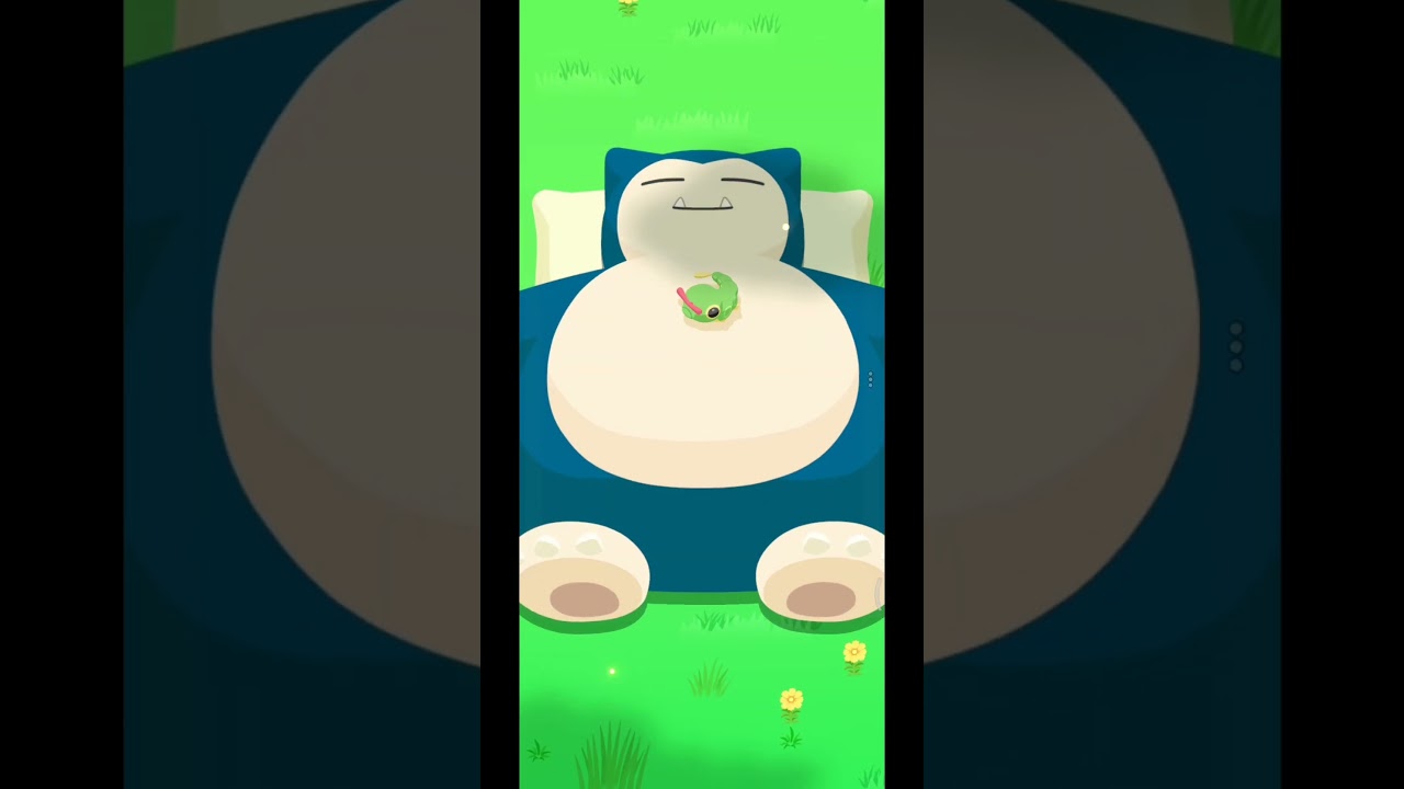 キャタピー「おなかのうえ寝」｜ポケモンスリープ