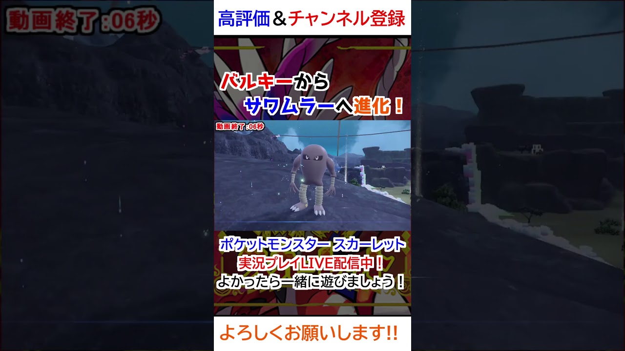 バルキー→サワムラー進化【ポケモンSV】