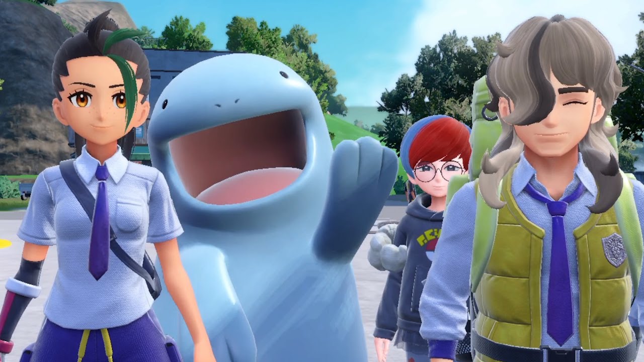 パルデアの仲間たちに愛されるヌオー【ポケモンSV】