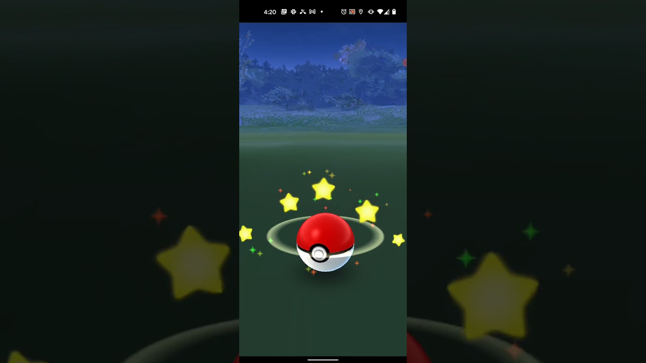 【ポケモンGO】フォッコをワンショット・エクセレント・カーブボールでゲットしただけの動画（今日の１匹目） 2670XP #SHORTS
