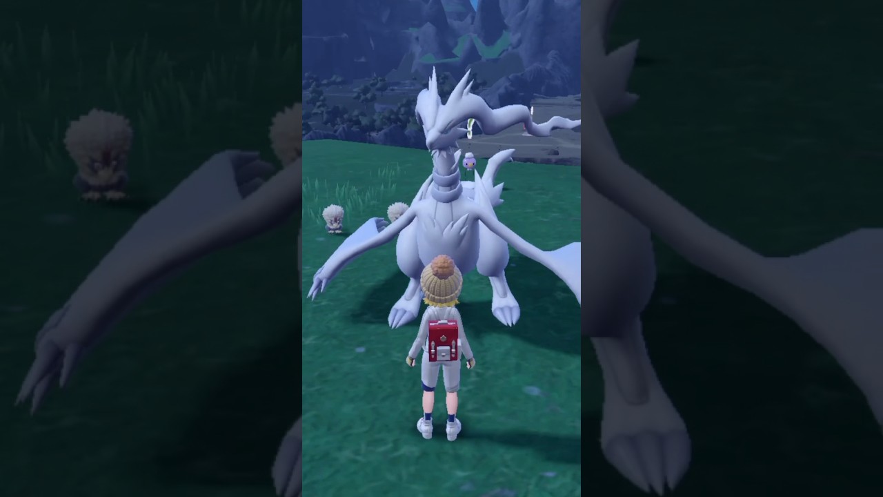 【ポケモンSV/藍の円盤】レシラム出現場所はここ✨#ポケモンsv #ポケモンスカーレット #藍の円盤 #pokemon #伝説ポケモン #shorts #ゲーム実況 #レシラム