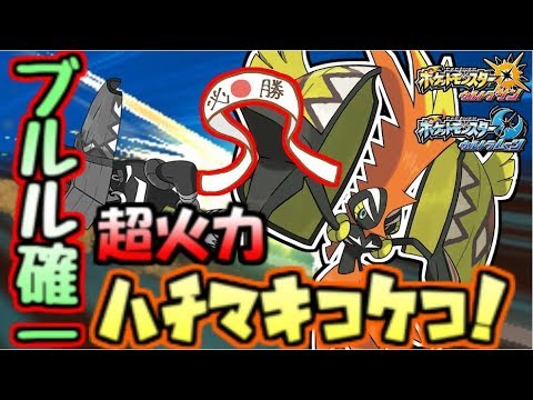 タイプ相性を吹っ飛ばせ！！これが最大火力ハチマキカプコケコ！！【ポケモンUSUM】