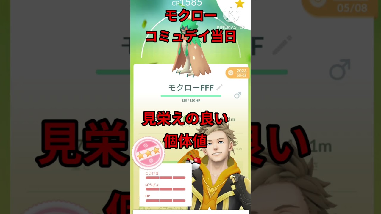 最強ジュナイパー完成!!!! #コミュニティデイ #モクロー #ジュナイパー #ポケモンgo
