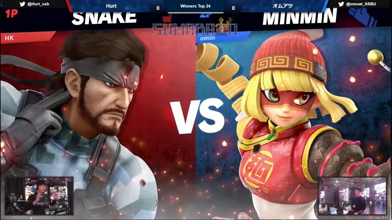 九龍#9 withスマバト Winners Top 24 - Hurt(スネーク, ゲッコウガ) vs オムアツ(ミェンミェン) -スマブラSP大阪大会