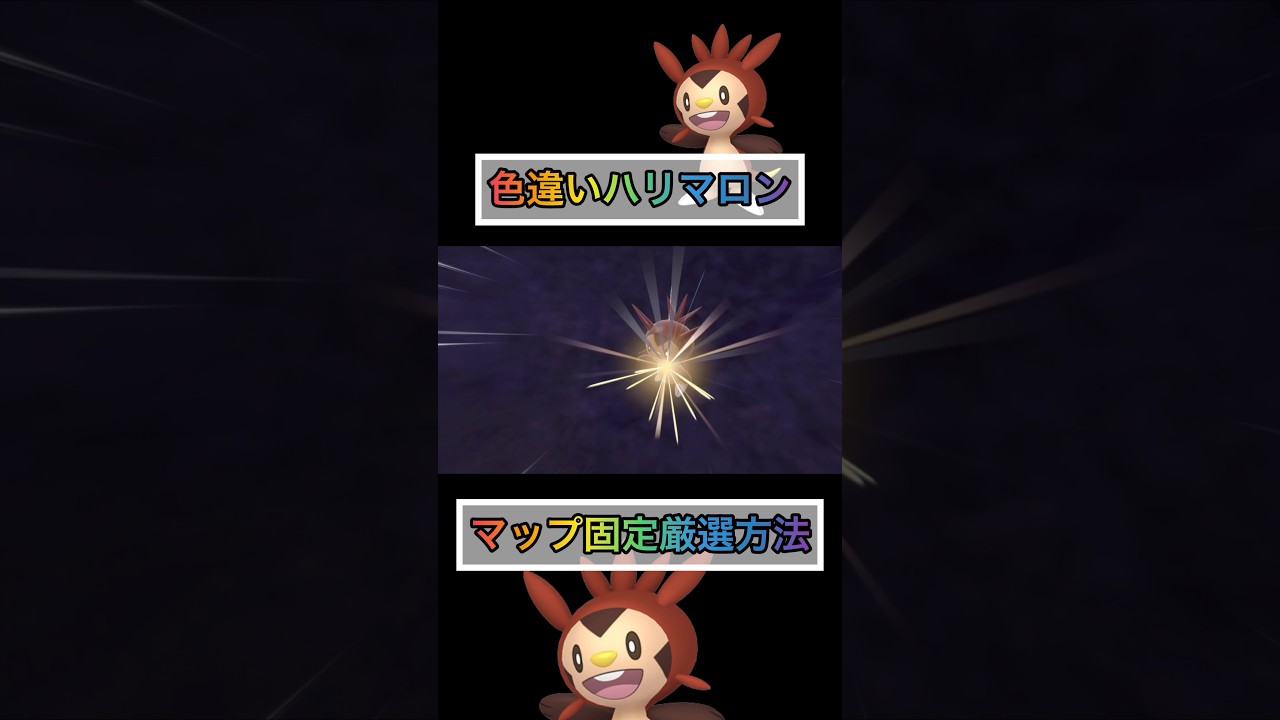 色違いハリマロンを画面固定で簡単に入手できるw 【#ポケモンsv 】【#藍の円盤 】
